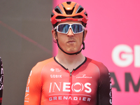 Geraint Thomas of The United Kingdom and Team INEOS Grenadiers prior to the 107th Giro d'Italia 2024, Stage 12, a 193km stage from Martinsic...