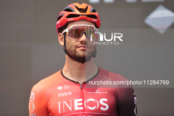 Filippo Ganna of Italy and Team INEOS Grenadiers prior to the 107th Giro d'Italia 2024, Stage 12, a 193km stage from Martinsicuro to Fano is...