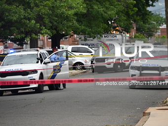 Philadelphia Police are guarding the crime scene. A 50-year-old male is dead after being shot multiple times in Philadelphia, Pennsylvania,...