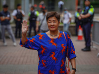 Former Hong Kong lawmaker Helena Wong is being found guilty of ''conspiracy to commit subversion.', in Hong Kong, China, on May 30, 2024. (