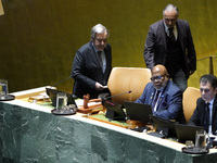 UN Secretary General Antonio Guterres and UN General Assembly President Dennis Francis offer a tribute to Seyyed Ebrahim Raisi the late Pres...