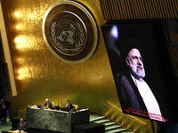 UN General Assembly President Dennis Francis offers a tribute to Seyyed Ebrahim Raisi the late President of the Islamic Republic of Iran in...