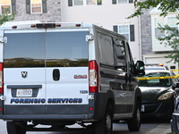 Police are investigating a murder-attempted suicide that is occurring at a home in Elkridge, Maryland, United States, on May 30, 2024. Frida...