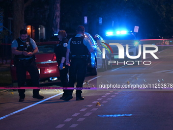 A 41-year-old male victim is being shot multiple times and killed in Chicago, Illinois, United States, on May 31, 2024. At approximately 7:0...