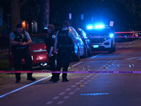 A 41-year-old male victim is being shot multiple times and killed in Chicago, Illinois, United States, on May 31, 2024. At approximately 7:0...