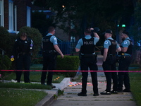 A 41-year-old male victim is being shot multiple times and killed in Chicago, Illinois, United States, on May 31, 2024. At approximately 7:0...