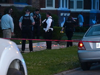 A 41-year-old male victim is being shot multiple times and killed in Chicago, Illinois, United States, on May 31, 2024. At approximately 7:0...