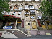 A residential building is being damaged by the Russian missile attack in Zaporizhzhia, Ukraine, on June 1, 2024. In Zaporizhzhia, traffic is...