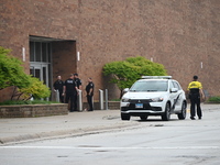 Police vehicles are outside of Chicago Ridge Mall. Heavy police presence is following reports of an unconfirmed shooting at Chicago Ridge Ma...