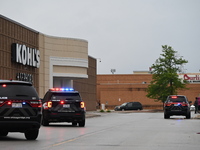 Police vehicles are outside of Chicago Ridge Mall. Heavy police presence is following reports of an unconfirmed shooting at Chicago Ridge Ma...