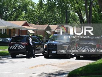 Police vehicles are staging at a residence listed to Mayor of Dolton, Illinois, Tiffany Henyard. Police presence from the Village of Dolton...