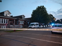 Chicago Police are present at the crime scene. A 26-year-old victim is being shot in the face and is getting a graze wound to the neck in Ch...