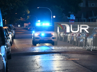 Chicago Police are present at the crime scene. A 26-year-old victim is being shot in the face and is getting a graze wound to the neck in Ch...