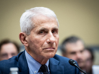 Dr. Anthony Fauci, former Director of the National Institute of Allergy and Infectious Diseases, testifies before the House Select Committee...