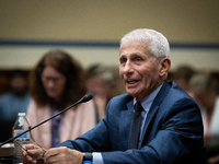 Dr. Anthony Fauci, former Director of the National Institute of Allergy and Infectious Diseases, testifies before the House Select Committee...