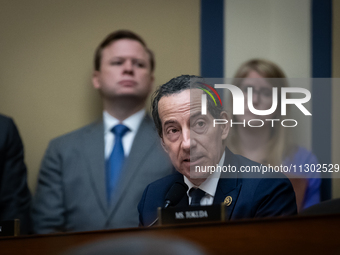 Rep. Jamie Raskin (D-MD) speaks at a hearing of the House Select Committee on the Coronavirus featuring testimony from Dr. Anthony Fauci, fo...