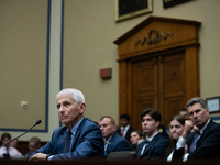 Dr. Anthony Fauci, former Director of the National Institute of Allergy and Infectious Diseases, testifies before the House Select Committee...