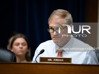 Rep. Jim Jordan (R-OH) questions Dr. Anthony Fauci, former Director of the National Institute of Allergy and Infectious Diseases, during a h...