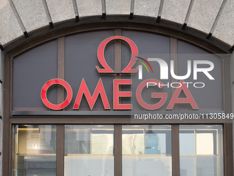 An OMEGA Watch store is operating in Shanghai, China, on June 4, 2024. (