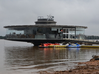 In Porto Alegre, Brazil, on April 6, 2024, the water levels are dropping, revealing the chaos that has taken place where the waters have tak...