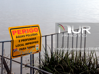 In Porto Alegre, Brazil, on April 6, 2024, the water levels are dropping, revealing the chaos that has taken place where the waters have tak...