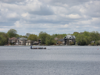 People are boating along Lake Wilcox in Richmond Hill, Ontario, Canada, on May 12, 2024. (