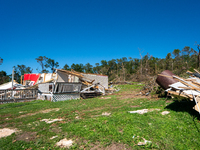 Tornado damage is being seen following the EF-3, EF-2, and EF-1 tornadoes that are impacting the city and local communities on Memorial Day...