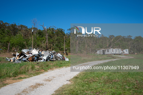 Tornado damage is being seen following the EF-3, EF-2, and EF-1 tornadoes that are impacting the city and local communities on Memorial Day...