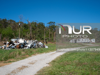 Tornado damage is being seen following the EF-3, EF-2, and EF-1 tornadoes that are impacting the city and local communities on Memorial Day...