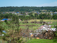 Tornado damage is being seen following the EF-3, EF-2, and EF-1 tornadoes that are impacting the city and local communities on Memorial Day...