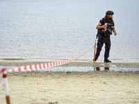 An EOD expert is taking part in the training of State Emergency Service personnel to improve their skills in searching for suspicious object...