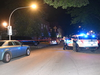 A 39-year-old male is being shot multiple times and killed in an alley in Chicago, Illinois, United States, on June 7, 2024. At approximatel...