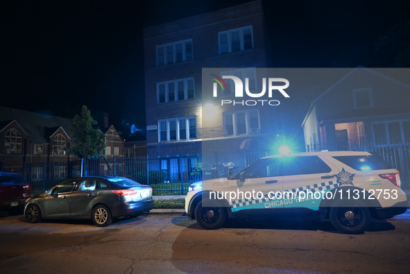 An unidentified male victim is being shot multiple times and is in critical condition in Chicago, Illinois, United States, on June 7, 2024....