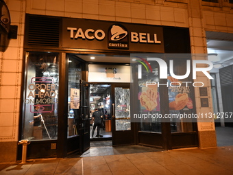 Two people are being shot at Taco Bell on N. Wabash Avenue in downtown Chicago, Illinois, United States, on June 8, 2024. At approximately 1...