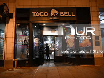 Two people are being shot at Taco Bell on N. Wabash Avenue in downtown Chicago, Illinois, United States, on June 8, 2024. At approximately 1...