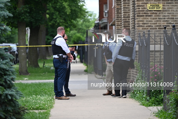 A 24-year-old male victim is in critical condition after being shot multiple times in Chicago, Illinois, United States, on June 8, 2024. At...