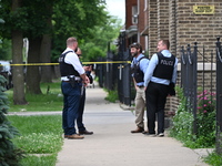 A 24-year-old male victim is in critical condition after being shot multiple times in Chicago, Illinois, United States, on June 8, 2024. At...