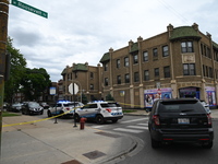 A 24-year-old male victim is in critical condition after being shot multiple times in Chicago, Illinois, United States, on June 8, 2024. At...