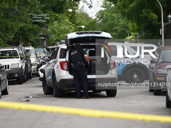 A 24-year-old male victim is in critical condition after being shot multiple times in Chicago, Illinois, United States, on June 8, 2024. At...