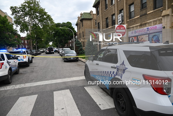 A 24-year-old male victim is in critical condition after being shot multiple times in Chicago, Illinois, United States, on June 8, 2024. At...