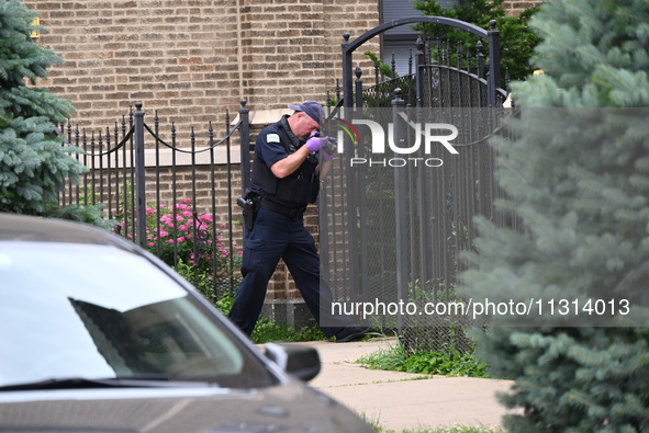 A 24-year-old male victim is in critical condition after being shot multiple times in Chicago, Illinois, United States, on June 8, 2024. At...