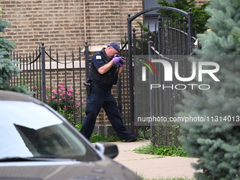 A 24-year-old male victim is in critical condition after being shot multiple times in Chicago, Illinois, United States, on June 8, 2024. At...