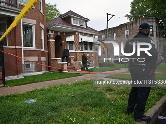 An unidentified male victim is being shot and killed in Chicago, Illinois, United States, on June 8, 2024. At approximately 5:14 p.m., Satur...