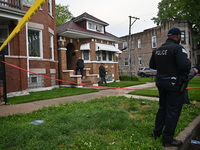 An unidentified male victim is being shot and killed in Chicago, Illinois, United States, on June 8, 2024. At approximately 5:14 p.m., Satur...