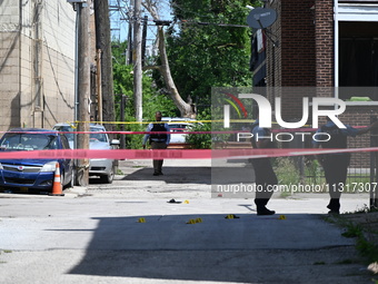 A 36-year-old male victim is being shot multiple times and killed in Chicago, Illinois, United States, on June 9, 2024. At approximately 8:3...