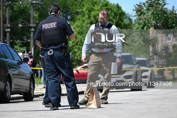 A 36-year-old male victim is being shot multiple times and killed in Chicago, Illinois, United States, on June 9, 2024. At approximately 8:3...