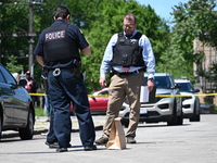 A 36-year-old male victim is being shot multiple times and killed in Chicago, Illinois, United States, on June 9, 2024. At approximately 8:3...