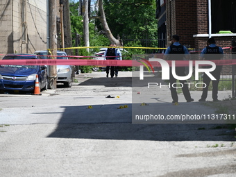 A 36-year-old male victim is being shot multiple times and killed in Chicago, Illinois, United States, on June 9, 2024. At approximately 8:3...