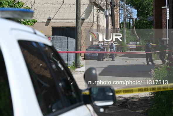 A 36-year-old male victim is being shot multiple times and killed in Chicago, Illinois, United States, on June 9, 2024. At approximately 8:3...