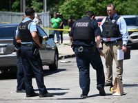 A 36-year-old male victim is being shot multiple times and killed in Chicago, Illinois, United States, on June 9, 2024. At approximately 8:3...